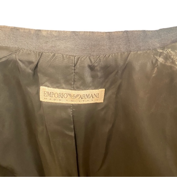 Emporio Armani Blazer Shiny Black Colour 
Size 48 Italian (Sz 12 USA) - Picture 11 of 12